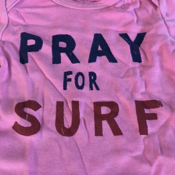 Rare Aviator Nation Pray for Surf 🏄🏻♀️ Organic Cotton Onesie. No longer sold. - Picture 2 of 15